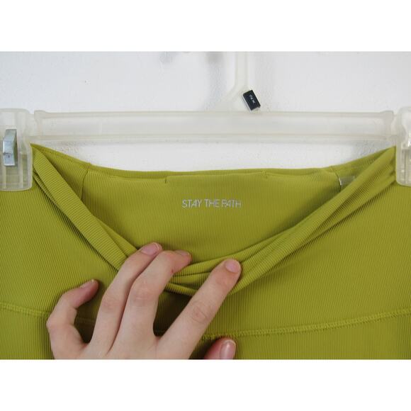 Calia Large Essential Collection High Waisted Ribbed Leggings 7/8 Length Large - Picture 3 of 5